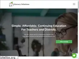 Sites similar to literacysolutions.net