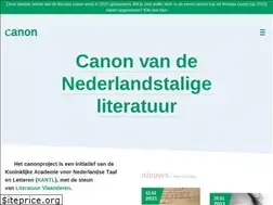 Sites similar to literairecanon.be