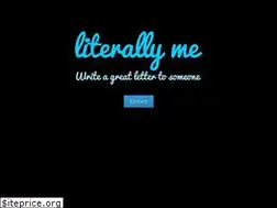 Sites similar to literallyme.com