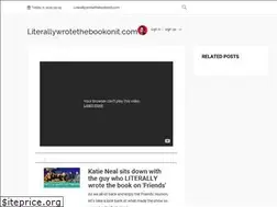 Sites similar to literallywrotethebookonit.com
