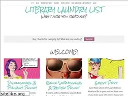 Sites similar to literarylaundrylist.com