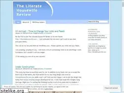 Sites similar to literatehousewife.wordpress.com