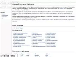Sites similar to literateprograms.org