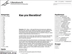Sites similar to literatura.lt