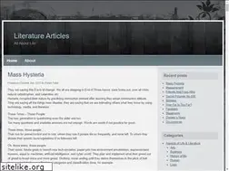 Sites similar to literaturearticle.com