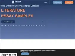 Sites similar to literatureessaysamples.com