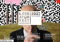 Sites similar to literaturfest-muenchen.de