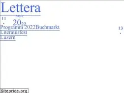 Sites similar to literaturfest.ch