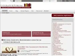 Sites similar to literaturforum.de