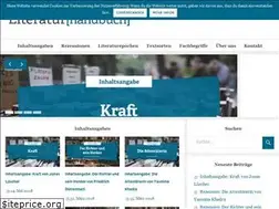 Sites similar to literaturhandbuch.de