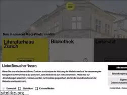 Sites similar to literaturhaus.ch