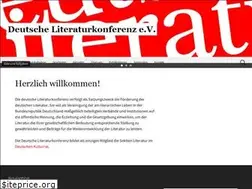 Sites similar to literaturkonferenz.de