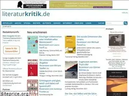 Sites similar to literaturkritik.de