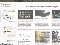 Sites similar to literaturland-thueringen.de