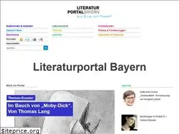 Sites similar to literaturportal-bayern.de