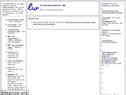 Sites similar to literaturwelt.de