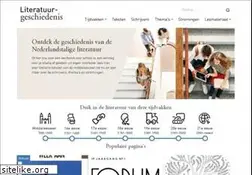 Sites similar to literatuurgeschiedenis.nl