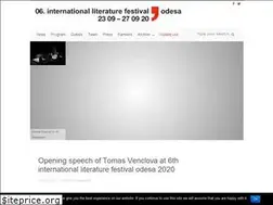 Sites similar to litfestodessa.com