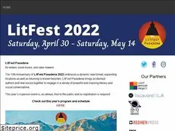 Sites similar to litfestpasadena.org