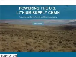 Sites similar to lithiumamericas.com
