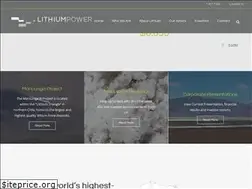 Sites similar to lithiumpowerinternational.com