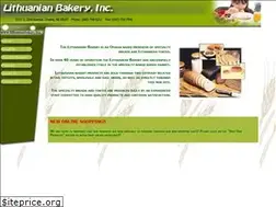 Sites similar to lithuanianbakery.biz