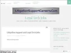 Sites similar to litigationsupportcareers.com
