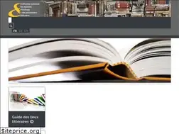 Sites similar to litterature-lieux.com