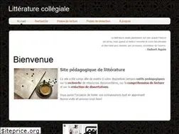 Sites similar to litterature.weebly.com