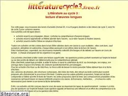 Sites similar to litteraturecycle3.free.fr
