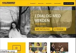 Sites similar to litteraturfestival.no