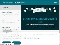 Sites similar to litteraturlisteautomaten.dk