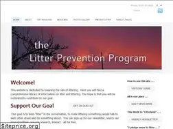 Sites similar to litterpreventionprogram.com