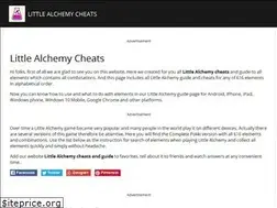 Sites similar to littlealchemycheats.info