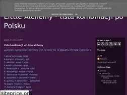 Sites similar to littlealchemypl.blogspot.com