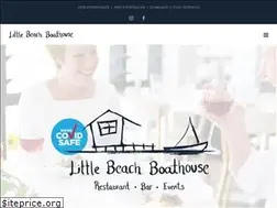 Sites similar to littlebeachboathouse.com.au