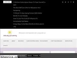 Sites similar to littleblogofpositivity.com