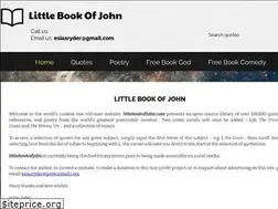 Sites similar to littlebookofjohn.com