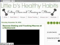 Sites similar to littlebshealthyhabits.com
