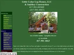 Sites similar to littlecedarloghomes.com