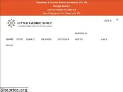 Sites similar to littlefabricshop.com