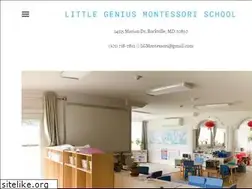Sites similar to littlegeniusmontessori.com
