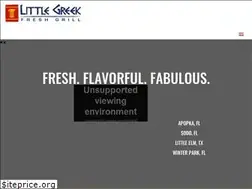 Sites similar to littlegreekfreshgrill.com