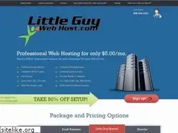 Sites similar to littleguywebhost.com