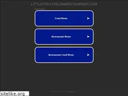 Sites similar to littleitalyitalianrestaurant.com