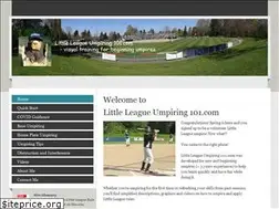 Sites similar to littleleagueumpiring101.com