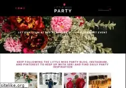 Sites similar to littlemisspartyplanner.com