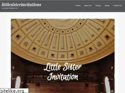 Sites similar to littlesisterinvitations.com.au