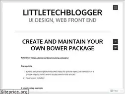 Sites similar to littletechblogger.wordpress.com