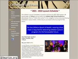 Sites similar to littletonlyceum.org